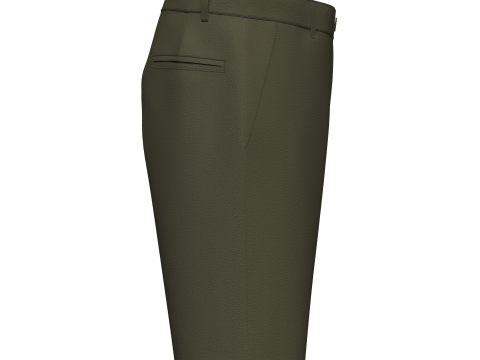 男平角短裤 3D 模型