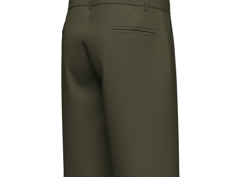 男平角短裤 3D 模型