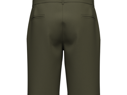 男平角短裤 3D 模型