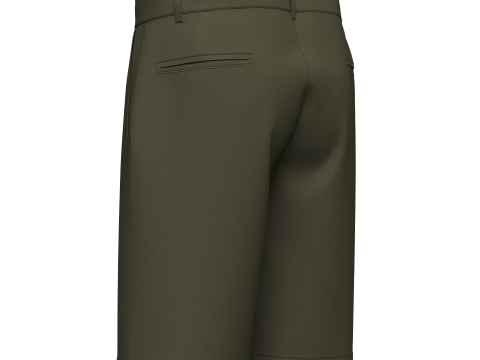 男平角短裤 3D 模型