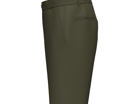 男平角短裤 3D 模型