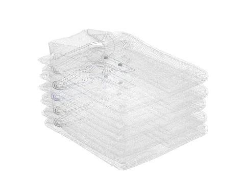 P&oacute;los dobrados Modelo 3D