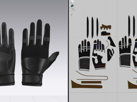 Gloves 3Dモデル