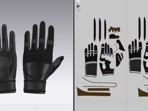 Gloves 3D Model