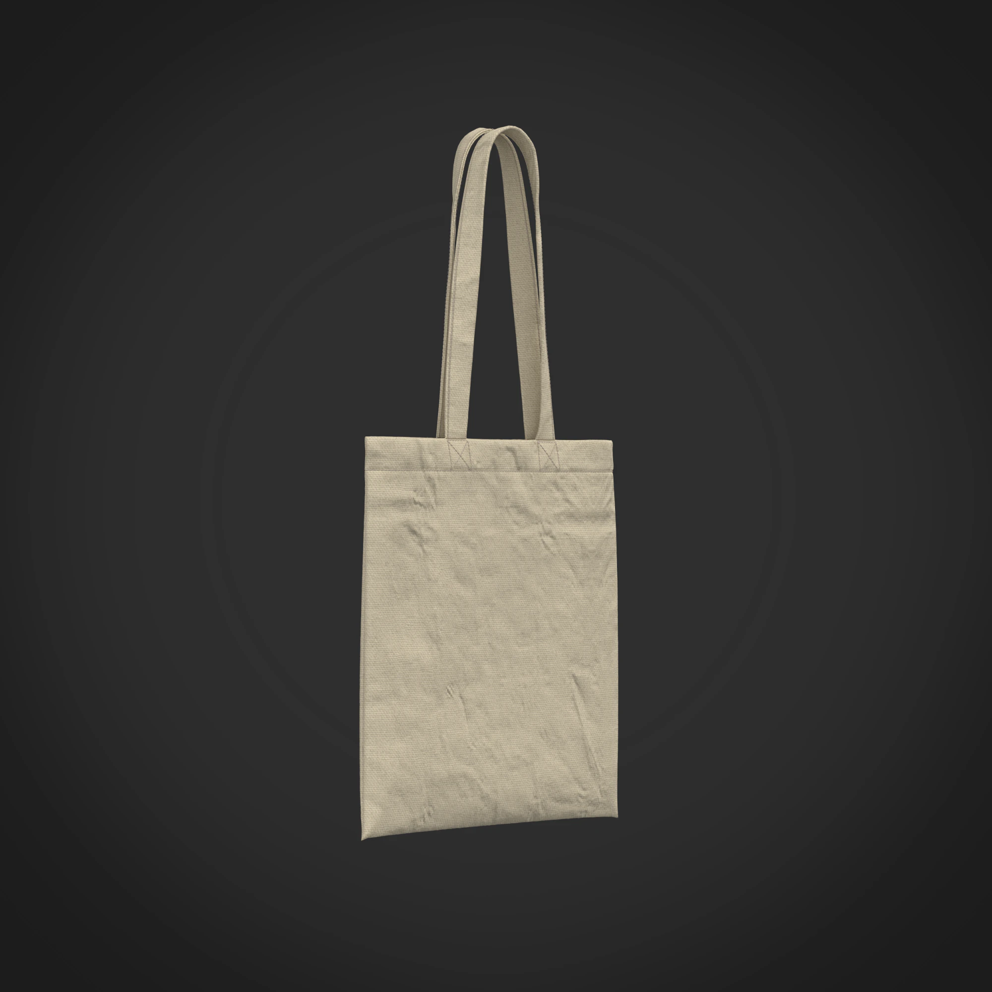 Tote Bag 3D Model .c4d .max .obj .3ds .fbx .stl .blend