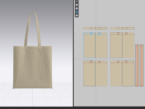 Tote Bag Modelo 3D