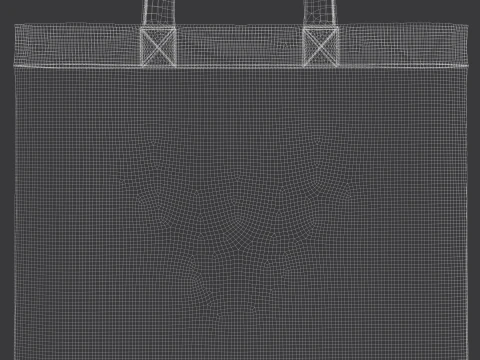 Tote Bag 3D Model