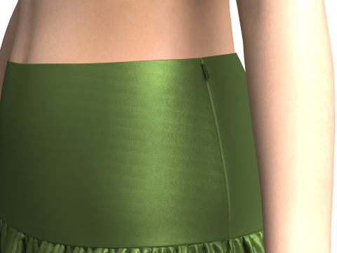 Top And Skirt Modelo 3D