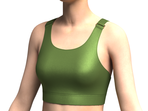 Top And Skirt Modelo 3D