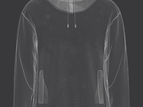 Mans Hoodie Modelo 3D