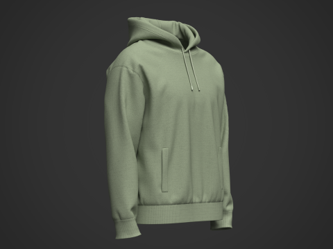 Mans Hoodie Modelo 3D