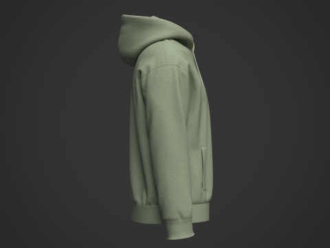 Mans Hoodie Modelo 3D