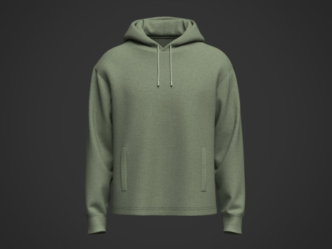 Mans Hoodie Modèle 3D