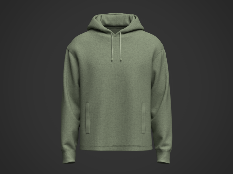 Mans Hoodie Modèle 3D
