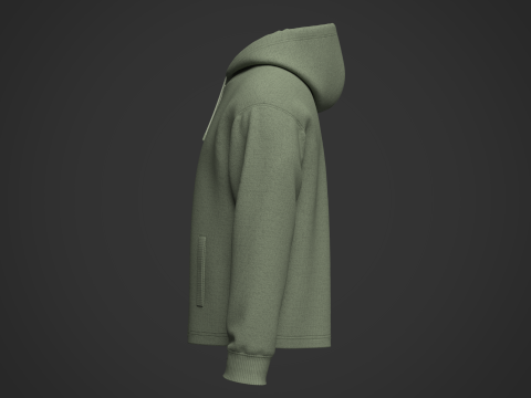 Mans Hoodie Modèle 3D