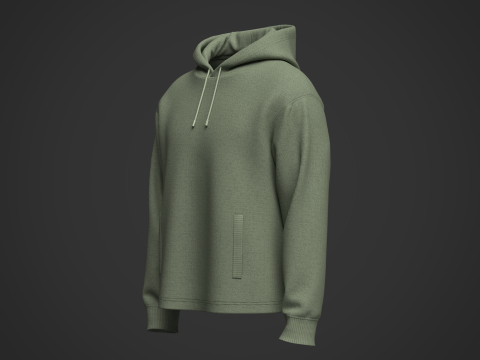 Mans Hoodie Modèle 3D