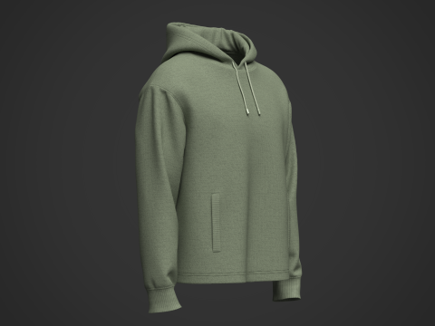 Mans Hoodie Modèle 3D