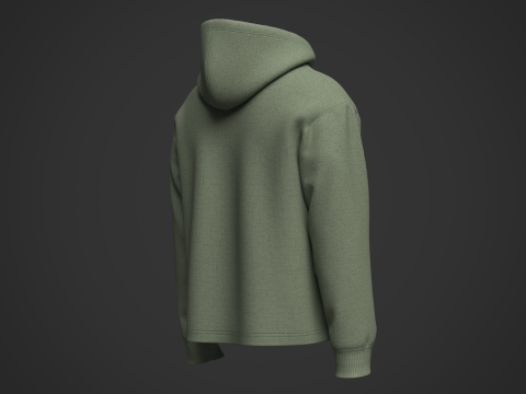 Mans Hoodie Modèle 3D