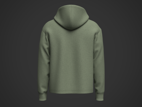 Mans Hoodie Modèle 3D