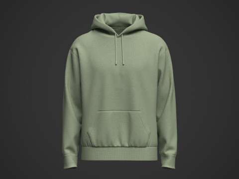 Mans Hoodie 3DModel 3D Model
