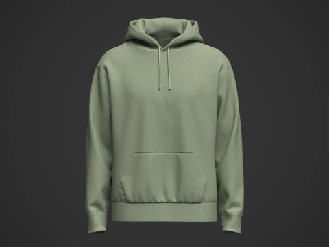 メンズパーカー3Dモデル 3Dモデル