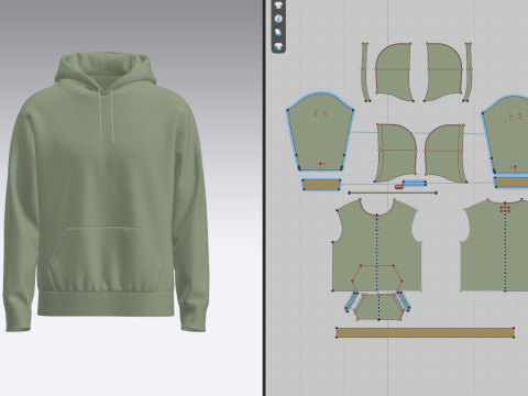 Mans Hoodie 3DModel 3D Модель
