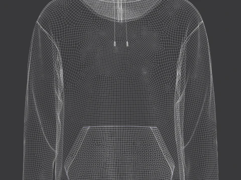 Sudadera con capucha para hombre modelo 3d Modelo 3D