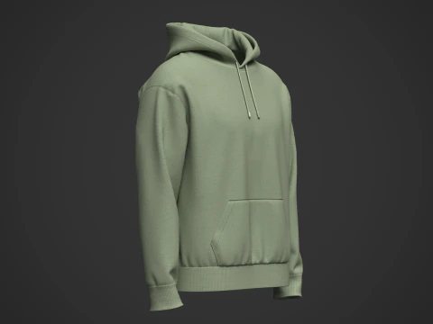 Sudadera con capucha para hombre modelo 3d Modelo 3D