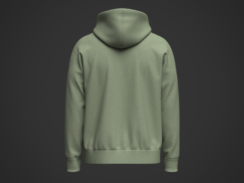 Mans Hoodie 3DModel 3D Модель