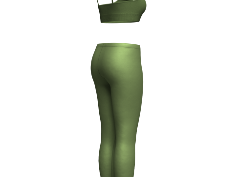 Top And Legging Model 3D