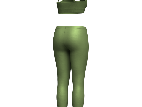 Top And Legging Model 3D