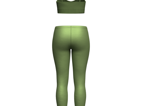 Top And Legging Model 3D