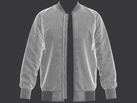 Bomber Jacket 3D मॉडल