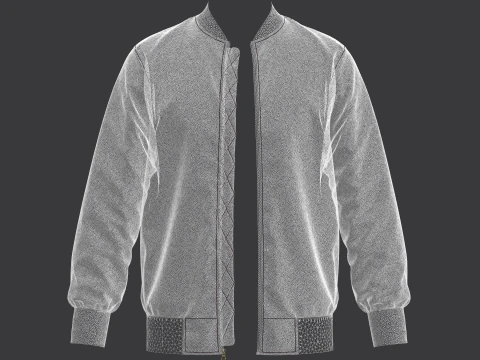 Bomber Jacket 3D Model