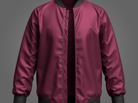 Bomber Jacket 3D मॉडल