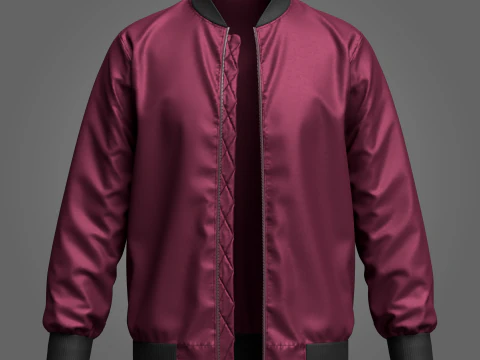 Bomber Jacket 3D Model