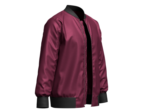 Bomber Jacket 3D मॉडल