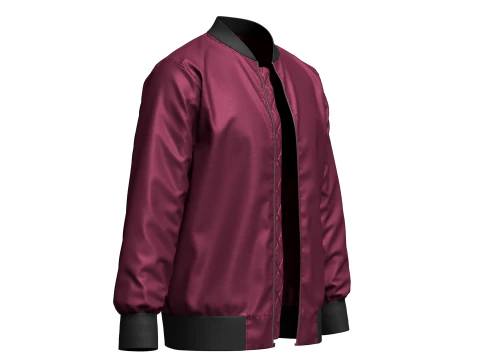 Bomber Jacket 3D Model