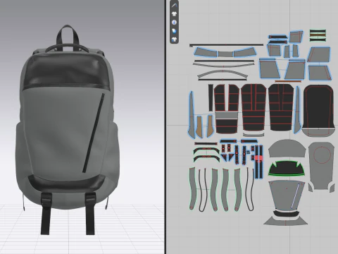 Back Pack 3D Model