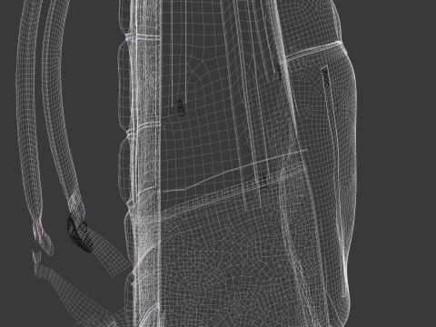 Back Pack 3D Model