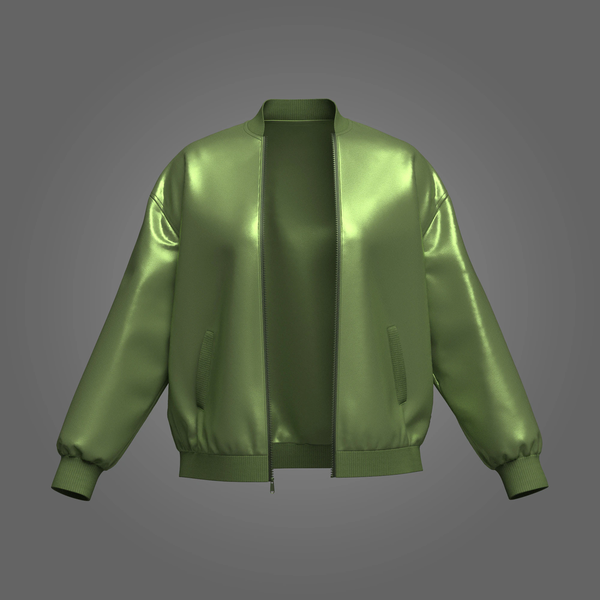 Female Bomber Jacket 3D Model .c4d .max .obj .3ds .fbx .stl .blend 