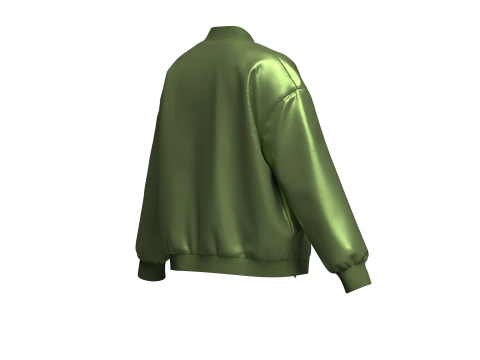 Female Bomber Jacket 3D Model