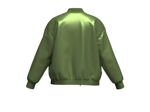 Female Bomber Jacket 3D Model