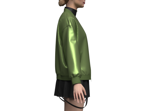Female Dress And Jacket Outfit Modello 3D