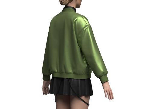 Female Dress And Jacket Outfit Modello 3D