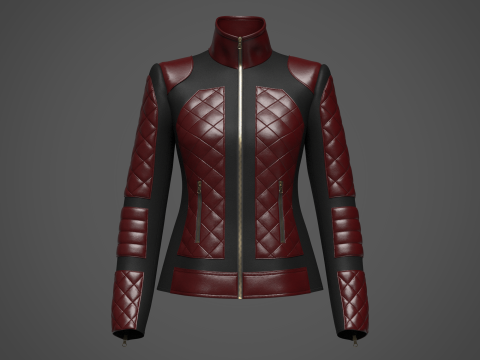 Female Jacket 3D Model