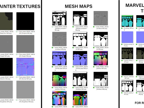 Giacca femminile Modello 3D