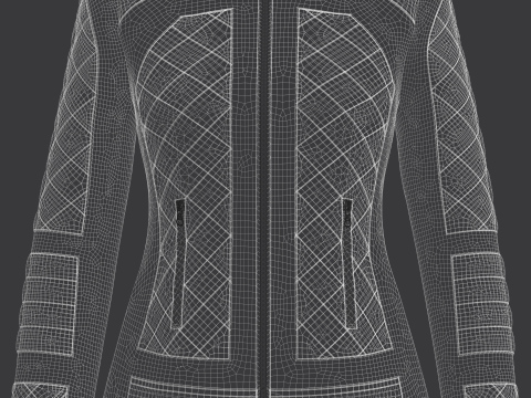 Female Jacket 3D 模型