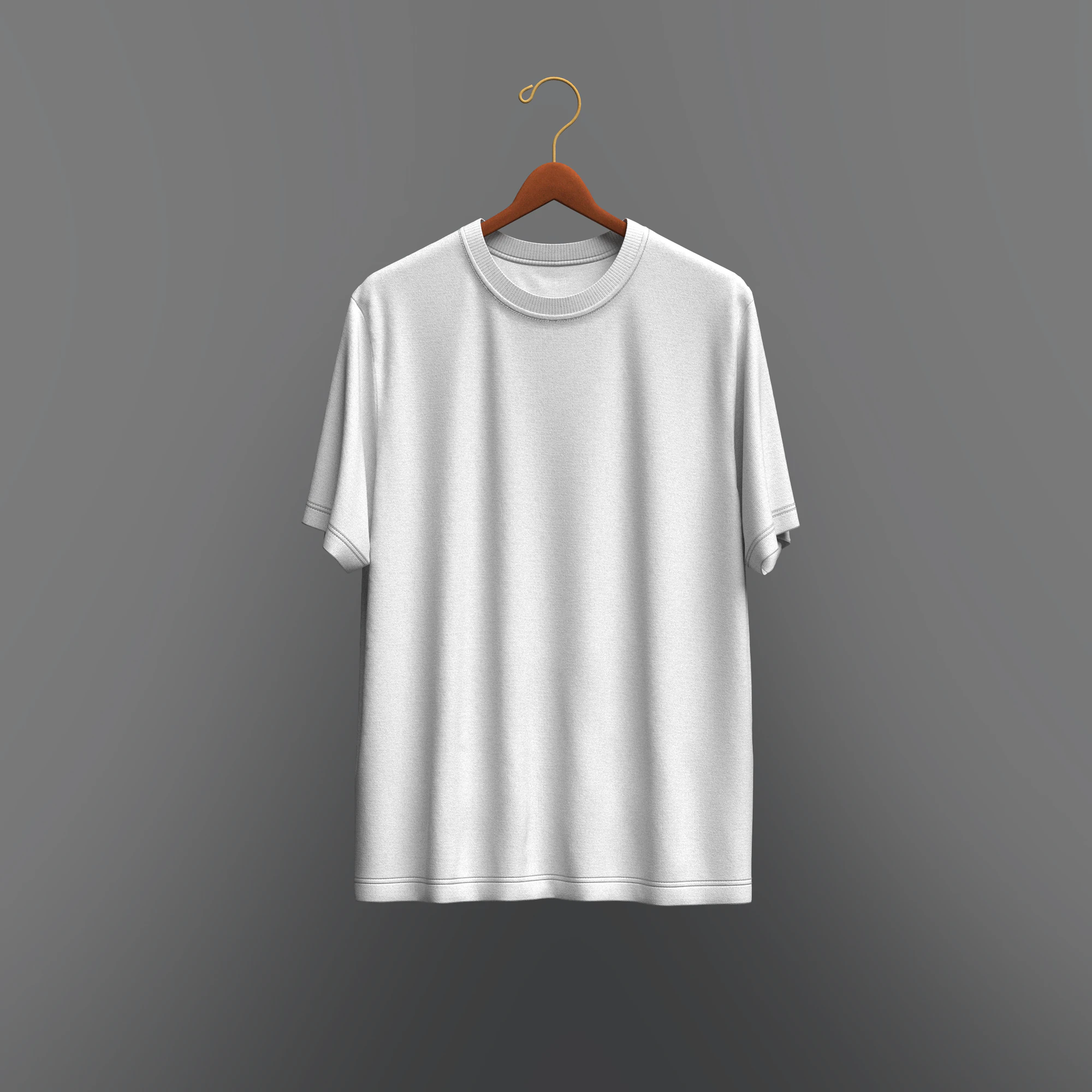 Men Regular Fit T-Shirt On Hanger 3D Model .c4d .max .obj .3ds .fbx .stl .blend 