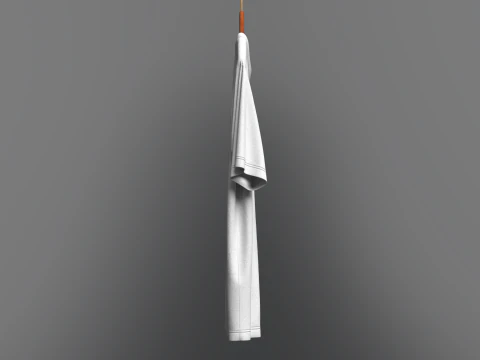 Men Regular Fit T-Shirt On Hanger 3D Model